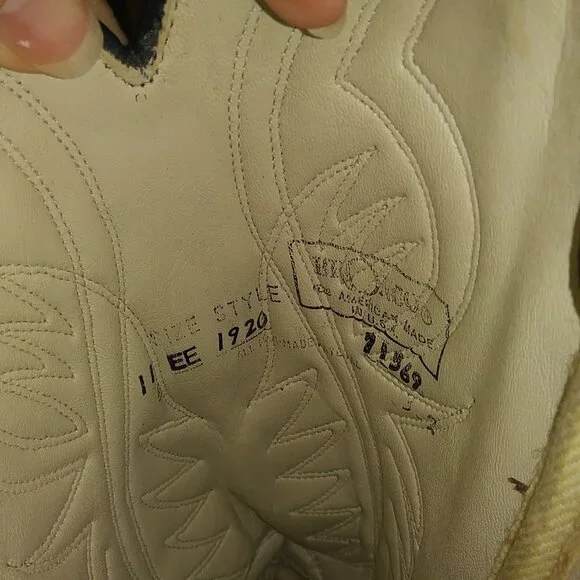 Black BRONCO Cowboy Boots Men's Size 11 EE - 1920 - Picture 11 of 16